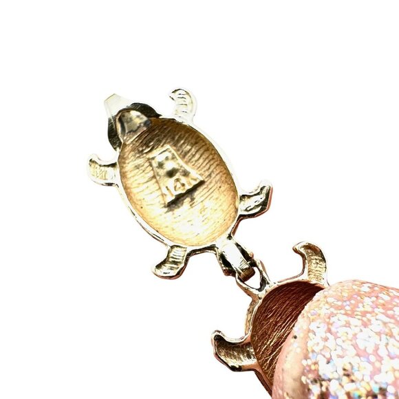 Estate Jewelry Womens Bracelet 14K Yellow Gold Turtle Design Ocean Beach Luxury - Picture 7 of 7